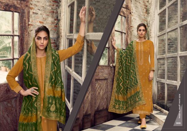 Zisa Charmy Inaayat Festive Wear Winter Pashmina Designer Suit Collection